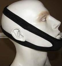 Snore Eliminator Chin Strap on the head Snore Eliminator Chin Strap on the head