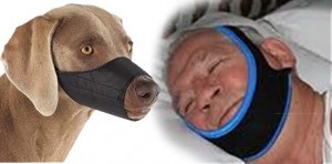 dog muzzle versus snoring chin strap dog muzzle versus snoring chin strap